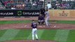 Twins ballboy makes an incredible leaping catch