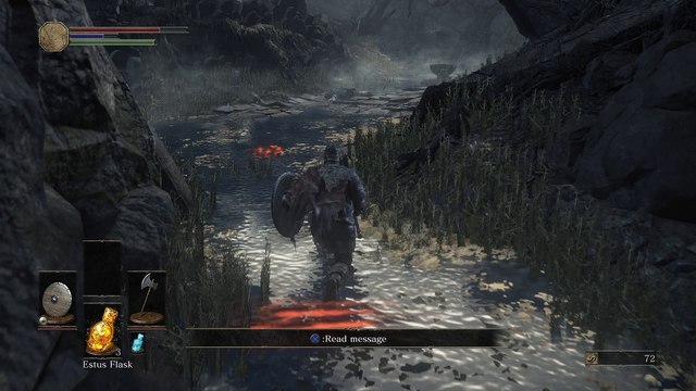 Dark Souls III - Cemetery of Ash: Hold Right Handed Weapon (Skills) w Both Hands Gameplay Tutorial