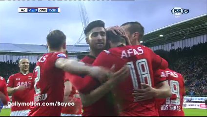 Vincent Janssen Goal HD - AZ Alkmaar 2-0 Zwolle - 16-04-2016