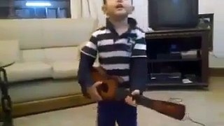 cute kid singing a indian song wow so cute best video ever.