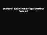 Read QuickBooks 2016 For Dummies (Quickbooks for Dummies) Ebook