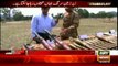 Weapons which enemies had left over while fighting Pakistan Army