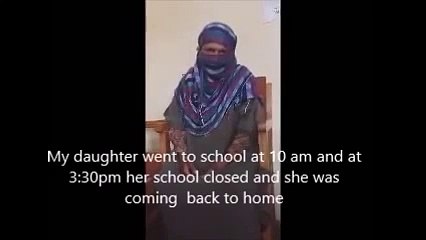 English translation  of the Interview of Handwara girl's mother