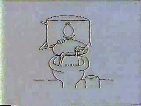 80's Animated Talking Toilet Bowl Commercial