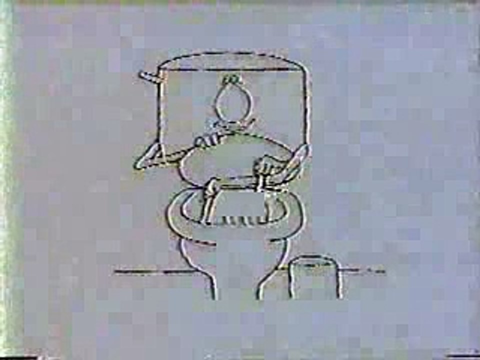 80's Animated Talking Toilet Bowl Commercial