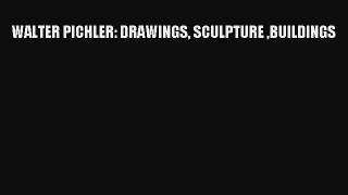 Read WALTER PICHLER: DRAWINGS SCULPTURE BUILDINGS Ebook Free