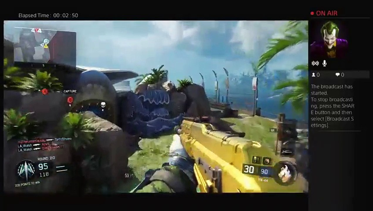 dillyfc's  live brodcast on black ops 3