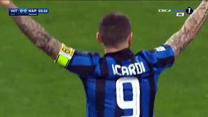 1-0 Icardi Goal | InterMilan 1-0 SSC Napoli Serie A