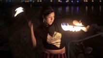 8/15 Cassaundra torches, Hannah Elizabeth fire whip @ Fire, Fotos, Footage, and Fun SF - 11/12/2015