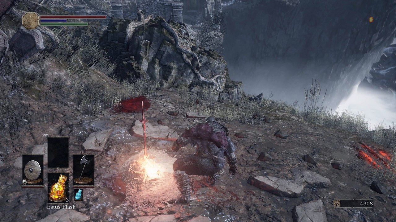 Dark Souls III - Cemetery of Ash: Rest Gesture, Claric's Sacred Chime Details & Grave Warden Combat