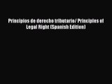 [Download PDF] Principios de derecho tributario/ Principles of Legal Right (Spanish Edition)