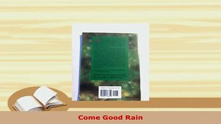 PDF  Come Good Rain  EBook
