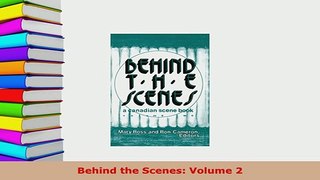 PDF  Behind the Scenes Volume 2  EBook