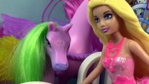 Mini Barbie - Baby Pegasus Born - Princess Horse Stables Dolls Part 1 Series