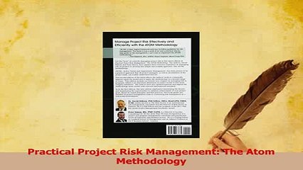 PDF  Practical Project Risk Management The Atom Methodology Read Online