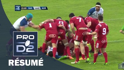 PRO D2 - Résumé Dax-Aurillac: 26-18 - J26 - Saison 2015/2016