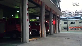 Guangdong province fire truck responding广东消防出警