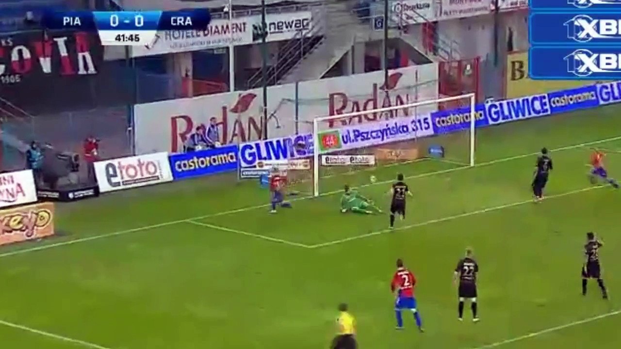Piast Gliwice 1-1 KS Cracovia bramki  All goals 16-04-2016 HD