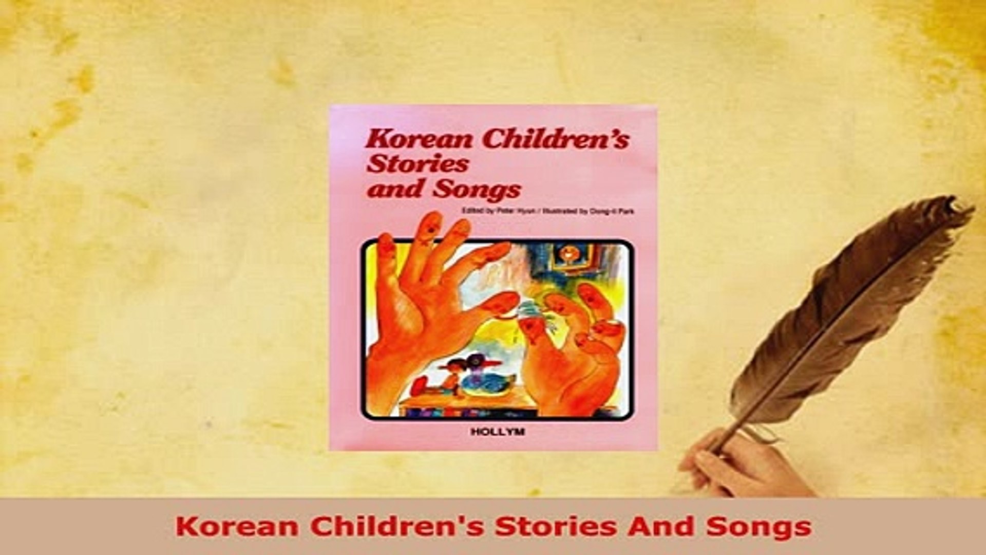 ⁣PDF  Korean Childrens Stories And Songs Download Full Ebook