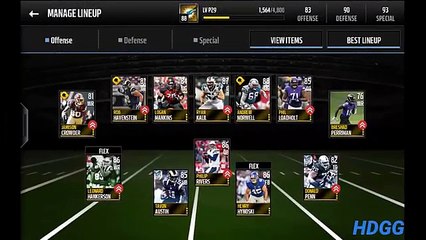 INSANE GOLD LINE-UP!!!!--Madden Mobile 16