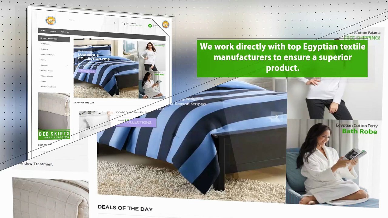 Anippe Luxury Egyptian Cotton Sheets & Bath Towels