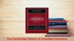 PDF  The Cambridge History of Canadian Literature  Read Online