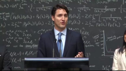 Watch Canada's Trudeau explain quantum theory