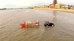 RNLI Blackpool Launching of the Atlantic 85 Filmed With Drone - DJI Phantom GoPro Hero3