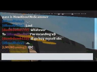A chat (shortened just to the scammer)