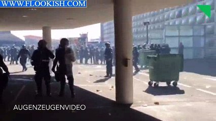 Riots after FC Basel vs FC Zurich - Video documentation of the police operation