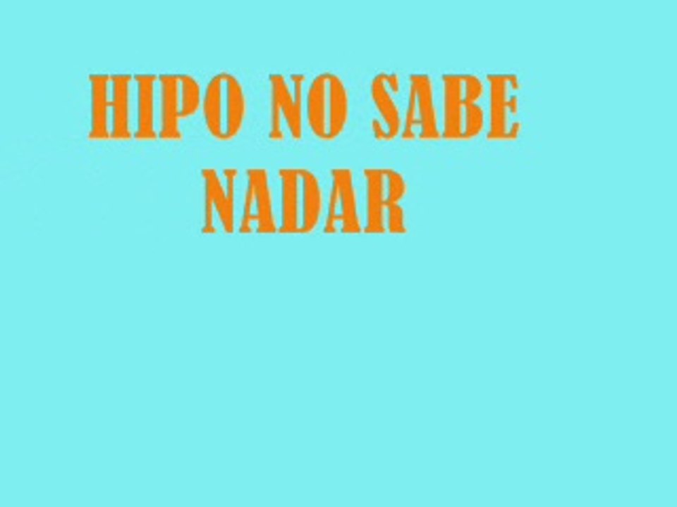 HIPO no quiere nadar