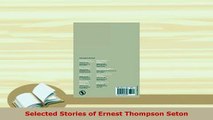 PDF  Selected Stories of Ernest Thompson Seton  EBook