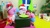 LA VISITA DE PAPA NOEL  Peppa Pig y los regalos de Navidad 2016