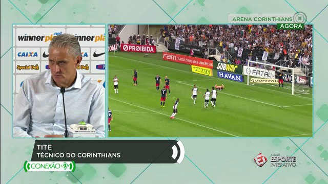 Tite exalta atmosfera da Arena, mas diz que pode ser um peso pro time