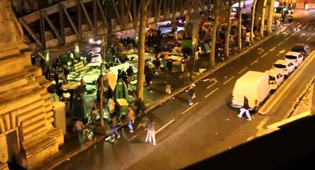 Attaques entre migrants sous le métro Stalingrad à Paris 14 avril 2016