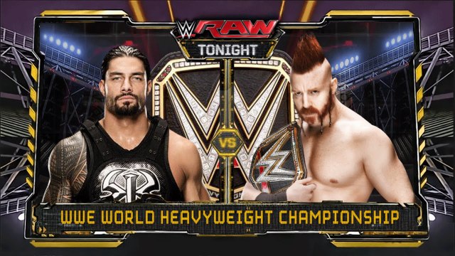 Roman Reigns vs. Sheamus (RAW) Highlights - World Heavyweight Title