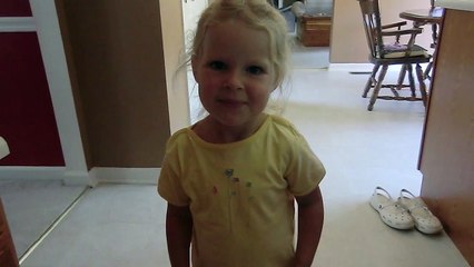 Little Girl Names The Days Of The Week | AFV