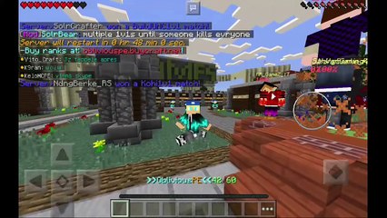 SERVER! UHC! PVP! MINECRAFT PE 0.15.0 (POCKET EDITION) BUILD UHC PVP!