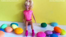Oyun Hamuru ile Barbie Çiçekli Kıyafet Yapımı