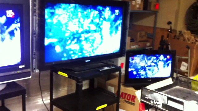 Courtroom Multiple TV Monitors for DVD Video Playback rental at Commercial Electronics Vancouver