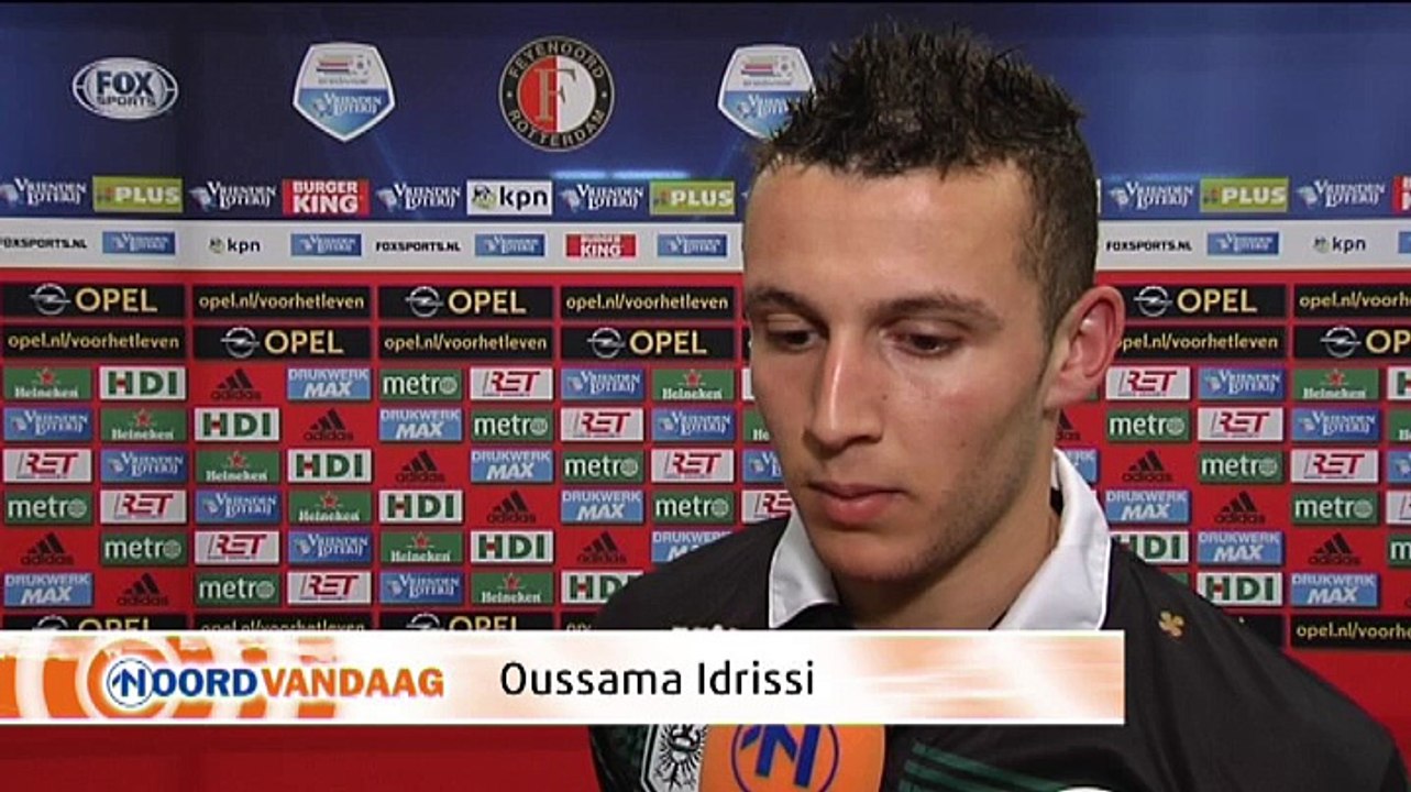 Idrissi: Bijzonder gevoel toen ik het veld op kwam - RTV Noord