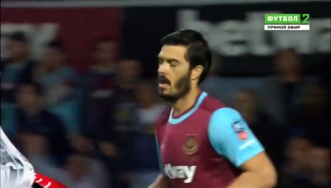 1-2 James Tomkins Goal England  FA Cup  Quarterfinal Rep - 13.04.2016, West Ham 1-2 Manchester United