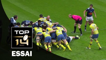 TOP 14 – Clermont - Agen : 38-10 Essai Judicaël CANCORIET (CLE) – J21 – Saison 2015-2016