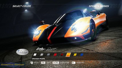 NFS11 - #05a East Gorge Canyon - Vanishing Point, Pagani Zonda Cinque Roadster