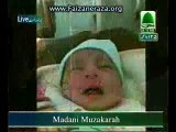 40 Hours Old Girl Saying Allah Allah From Madani Channel Of Dawat E Islami Sky Channel (838)