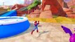 GTA V Playground Pool Fun Colors Balls Spiderman Hulk & Mickey Mouse + Disney Pixar Cars...