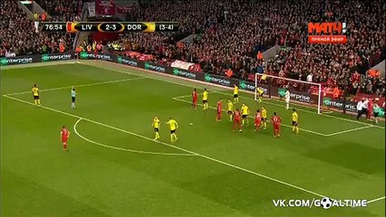 Liverpool 3-3_t Dortmund - Mamadou Sakho GOAL -14.04.2016