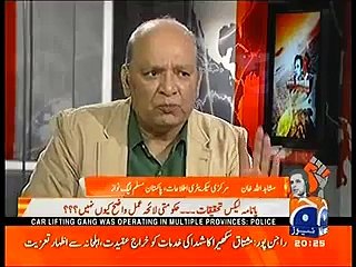 Talat Hussain Takes Class of Mushahidullah