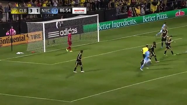 David Villa 2nd Goal HD - Columbus Crew SC 3-2 New York City FC - 16-04-2016 MLS