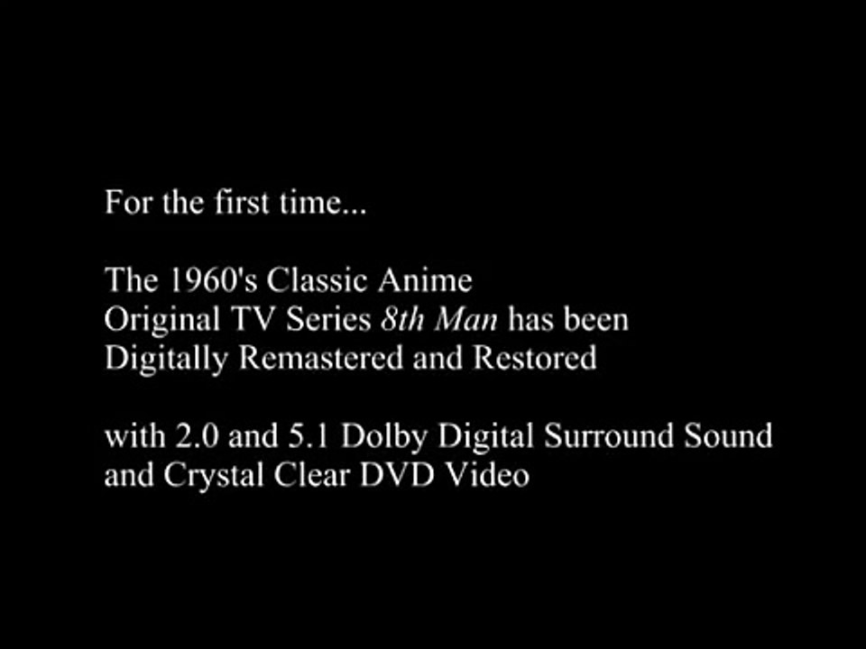 Tobor the 8th Man Original TV Series DVD Preview 1965 Remastered & Restored